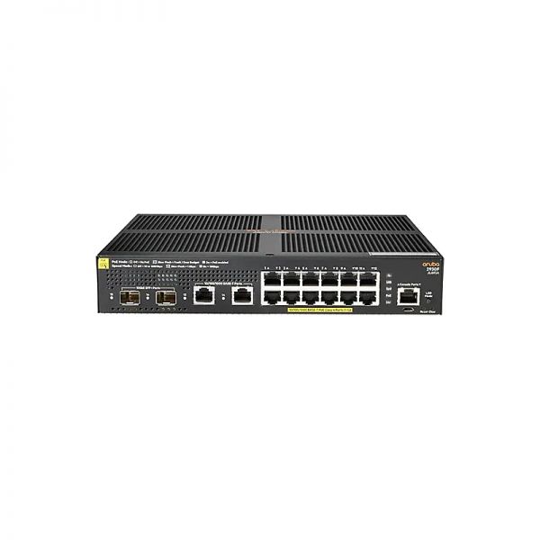 JL693A - HPE Aruba 2930F 12G PoE+ 2G/2SFP+ Switch
