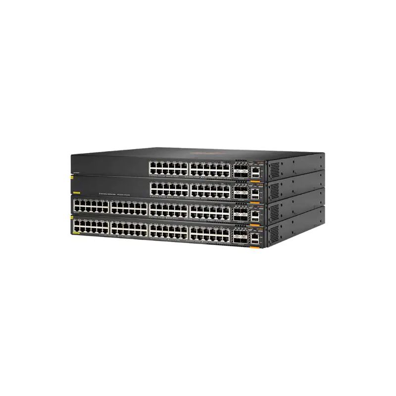 JL665A - Aruba 6300F 48-port 1GbE Class 4 PoE and 4-port SFP56 Switch