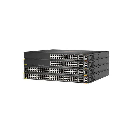 JL665A - Aruba 6300F 48-port 1GbE Class 4 PoE and 4-port SFP56 Switch